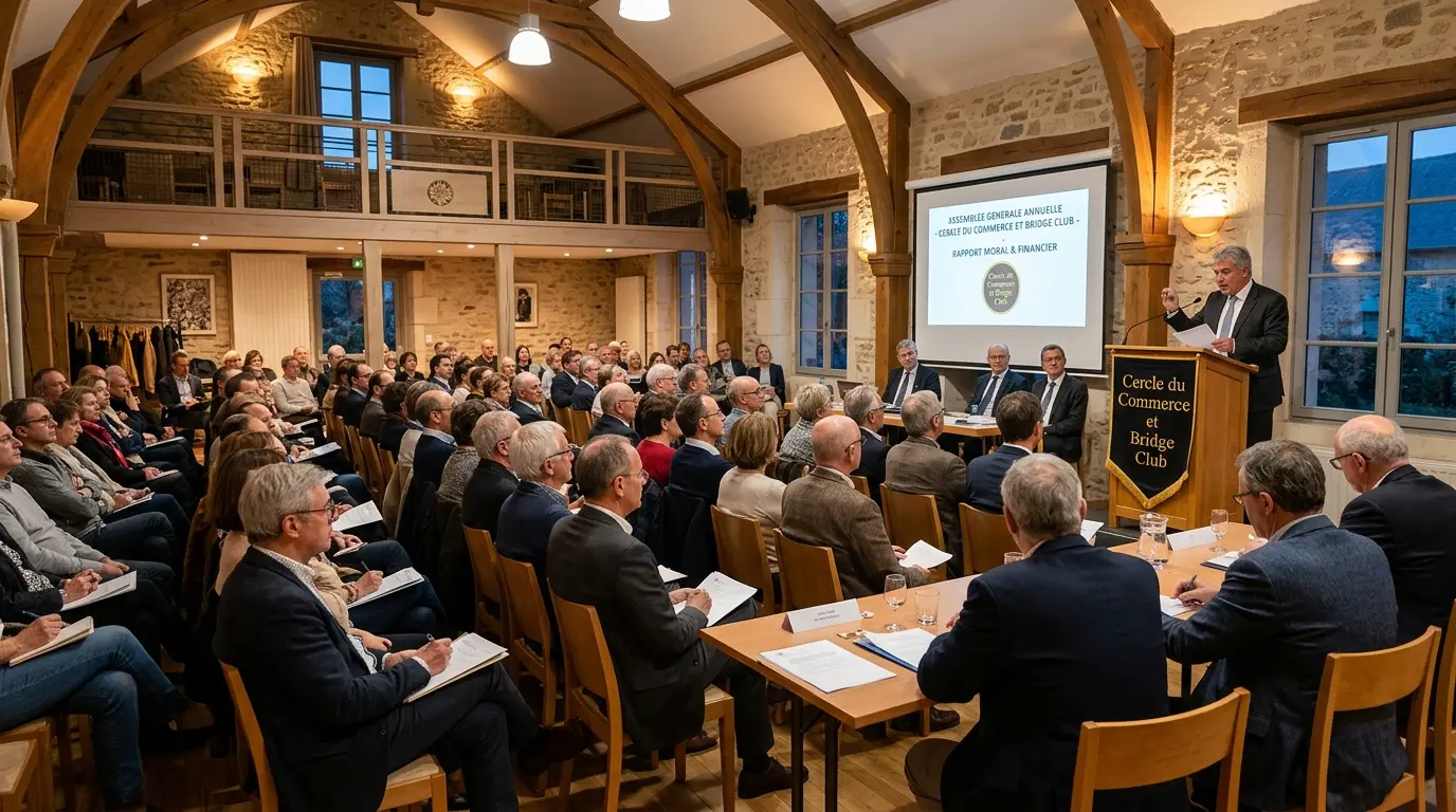 Assemblée générale annuelle des membres du Cercle du Comm et Bridge Club